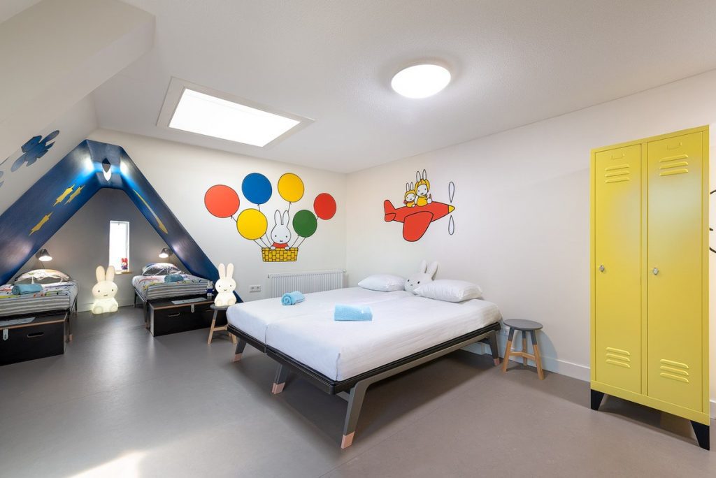 Nijntjekamer in Stayokay in Utrecht is kindvriendelijk en duurzaam hotel.