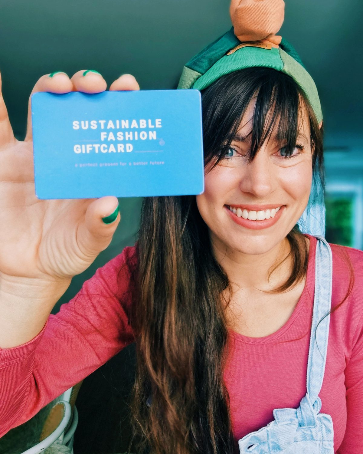 Een Sustainable Fashion Gift Card is een leuk duurzaam cadeau-idee. 
